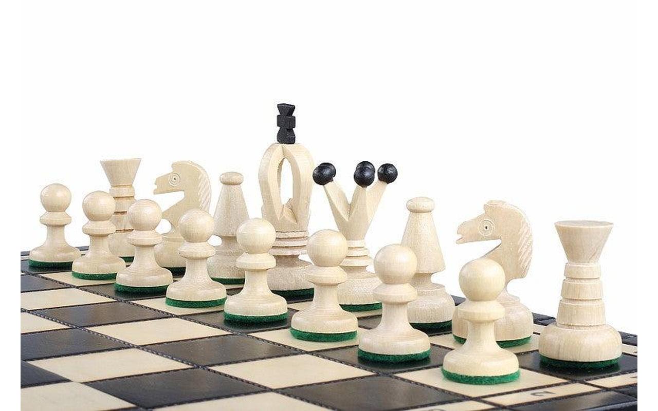 KING'S BLACK Vikbart Schackspel