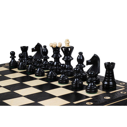 BLACK AMBASSADOR Schachspiel | 55cm