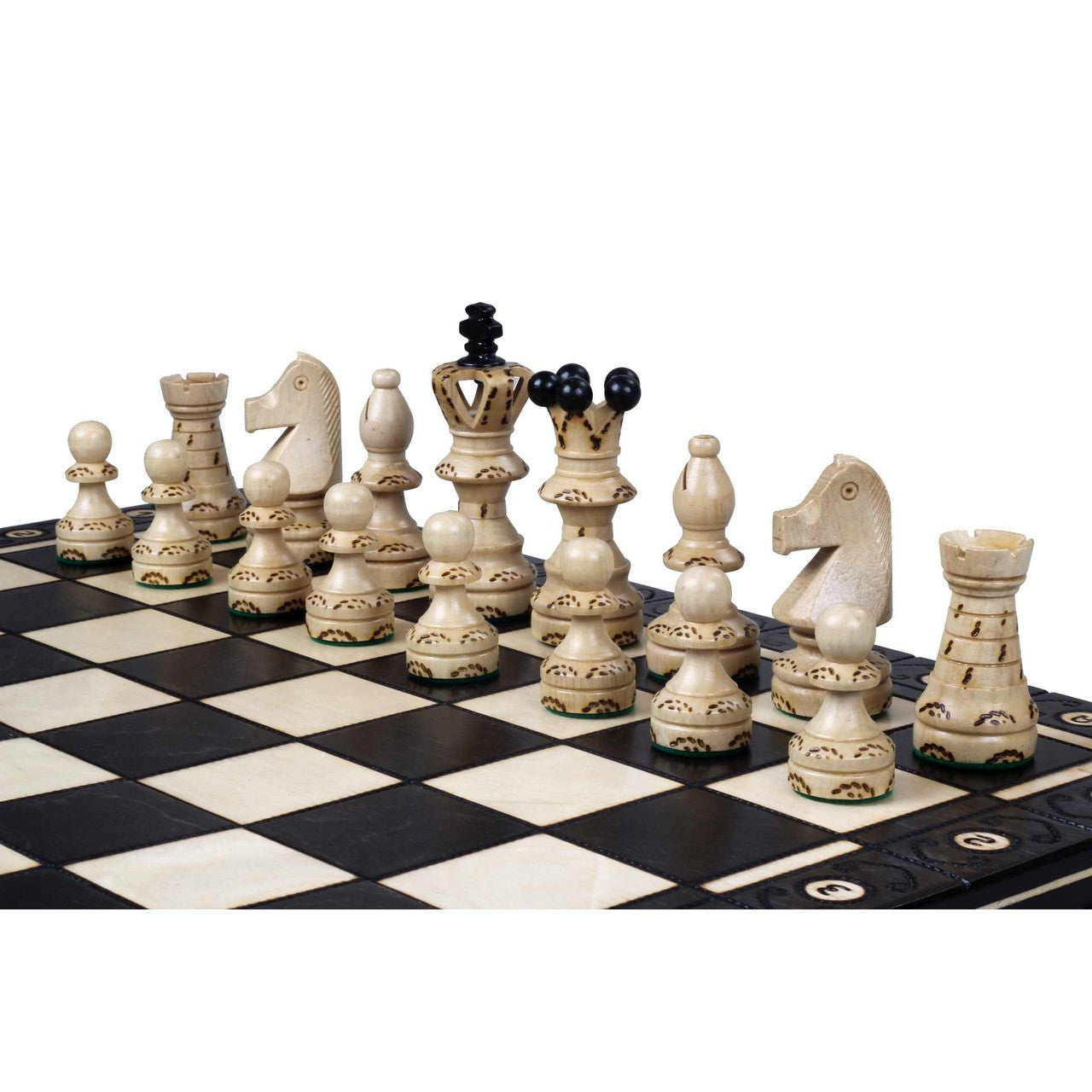 BLACK AMBASSADOR Schachspiel | 55cm
