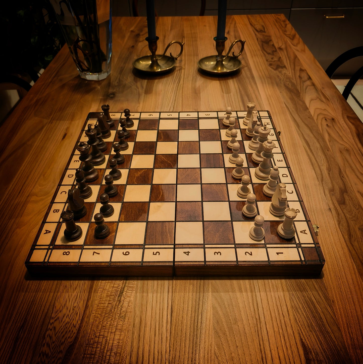 STAUNTON ASH Chess Set 42cm